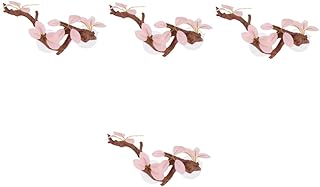 Abaodam 4 Pçs Ramos De Resina Simulados Plantas De Répteis Habitats De Répteis Plantas Decorações De Terrários De Répteis Plantas Para Animais De Estimação Planta Terrários Artificiais