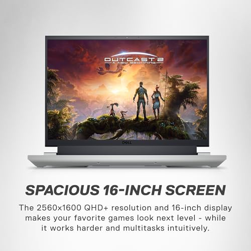 Dell G16 7630 Gaming Laptop, Intel i9-13900HX/16GB DDR5/1TB SSD/NVIDIA RTX 4070, 8GB GDDR6/16 (40.64cm) QHD+ 240Hz/Backlit KB RGB/Quantum White/Win... - Image 2