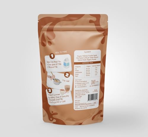 Image of Hearty Eats Rajgira Nut And Seed Calcium Mix | Drink Milk Mix| Vegan, & No Preservatives - Ready in 2 minutes