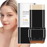 Foundation Stick Makeup,Konturier Makeup Stift Für Damen - Feuchtigkeitsspendender Concealer Stift...