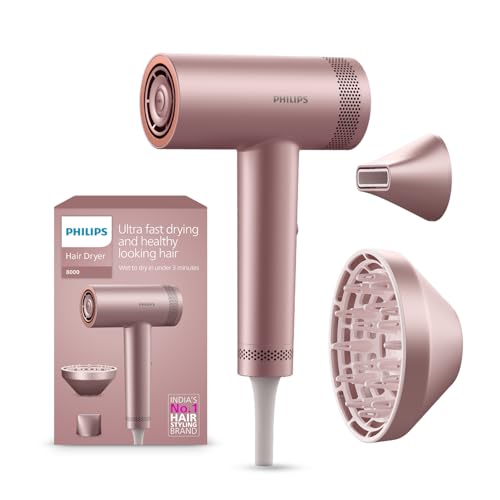 Philips Hydrating Hair Dryer | Water ions maintain 100% Hair stre...