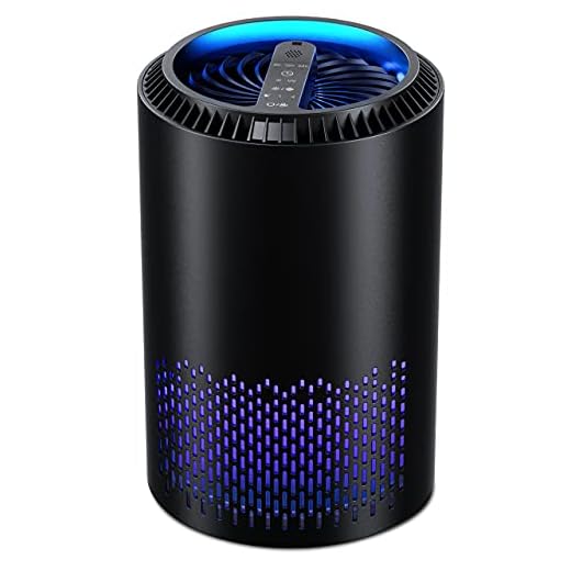 Kloudi Filtro HEPA, Purificador de Aire, 3-in-1 Limpieza UV+Difusor+Purify, Temporizador, 3 Velocidades, Elimina el 99,97% de los alérgenos Olores de Humo Polvo Polen Molde Caspa de Mascotas