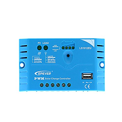 EP-Solar LS1012EU 10A met 5V 1,2A USB-aansluiting Solar laadregelaar