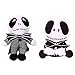 rodjl 2 Stück Kawaii The Nightmare Before Christmas Jack Skellington Skelett Plüsch Filmspielzeug 25Cm 25