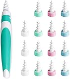 Q Grips Earwax Removal Tool, Ear Wax Remover,Soft Silicone Spiral Ear Wax Cleaner with 16pcs...
