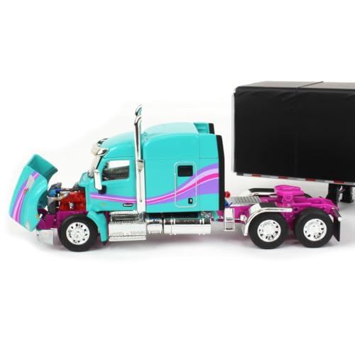 Peterbilt Modèle 579 avec remorque utilitaire First Gear, cadeau collection