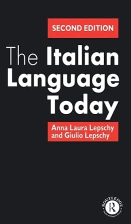 The Italian Language Today 2nd Edition book cover