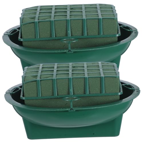 Totority 2 Plant Potting Mud Floral Containers Bases for Arrangements Drain Grate Plant Pot Filler