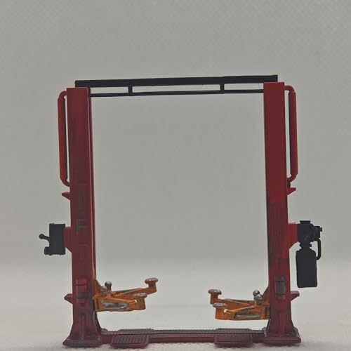 Modelo de Elevador de Auto en Resina 1:64 HQABNGI Toy0068 Rojo miniatura 6