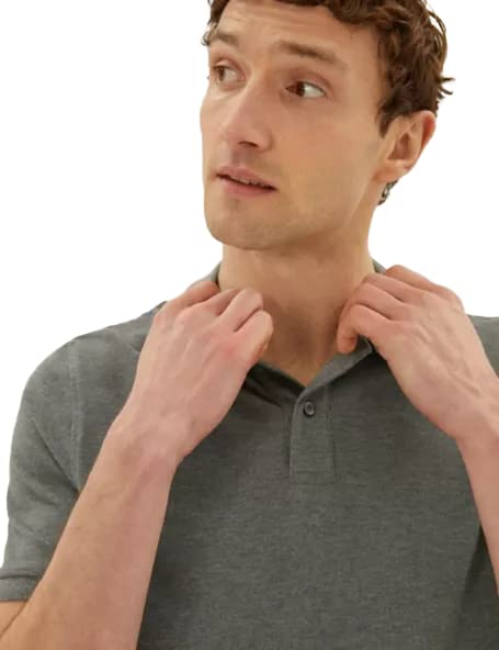 Image of Marks & Spencer Men's Regular Shirt (T28 5032M Grey S)