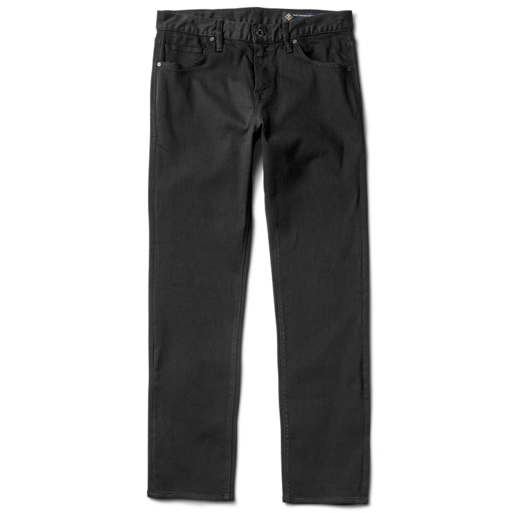 Roark Men's HWY 133 Slim Fit Broken Twill Jeans, Stylish 5-Pocket Design, Comfortable & Cool Fit