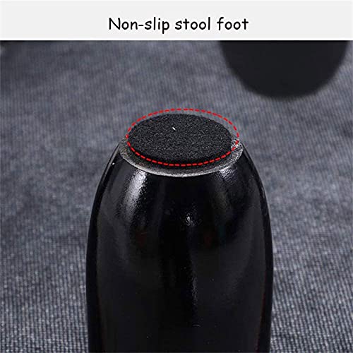 Tabouret cube en cuir ciré élégant et robuste pour coiffeuse - 5