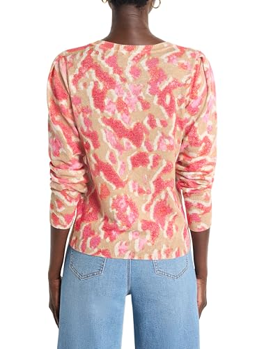 NIC+ZOE Women's Painted Ikat Sweater4