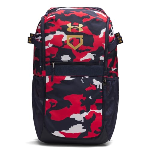 Under Armour Unisex Utility Baseball Backpack Print (412) Midnight Navy / / Metallic Gold One Size Fits All