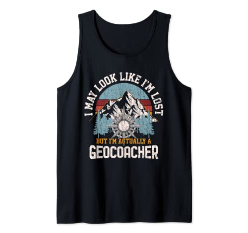 Geocaching Apparel Geocache Geocacher Divertido Regalo Juvenil Camiseta sin Mangas