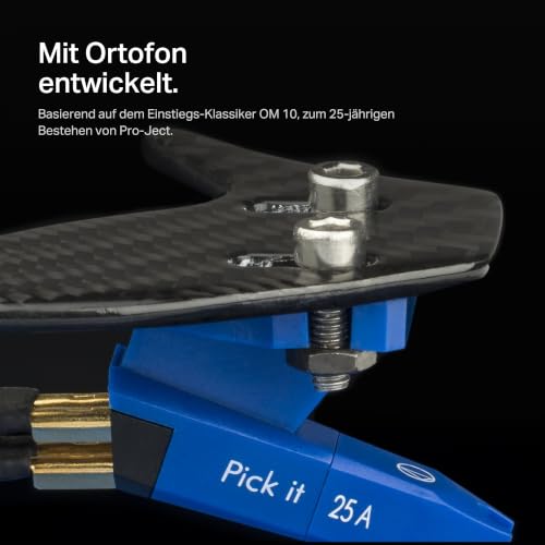 Pro-Ject Pick it 25A, MM-Tonabnehmer mit Silberspulen, Blau – Ansicht 6