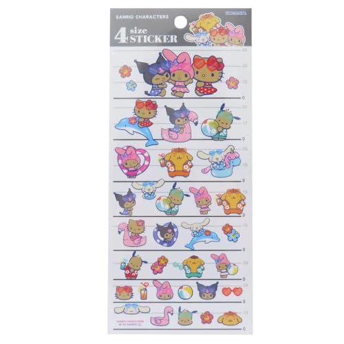 Amazon.co.jp: サンリオキャラクターズ[シールシート]4sizeステッカー