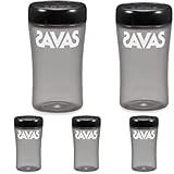 ザバス(SAVAS) プロテインシェイカー 500ml 黒(ブラック) 明治【Amazon.co.jp限定】 (× 5)