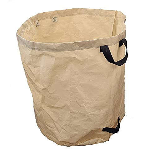 Sirocco SIRO Laubsack 270L stabil und robust Gartensack aus reißfestem PE 260g/m² mit Griffschlaufen 67x77cm wiederverwendbar ideal für Gartenabfälle und Laub
