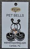 WARNER SPORTING Small Silver Colored Steel Pet Bells for Dog/Cat Collar 5/8