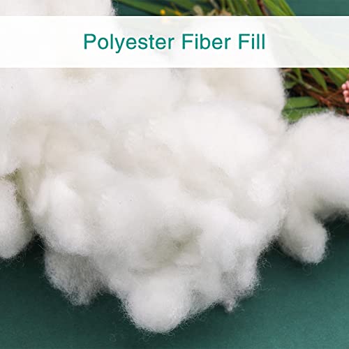 Image of LOKUNN 24.7oz /700g Polyester Fiber Fill, (2.12oz~3.97lb) Stuffing Pillow Filling Cushion Filling, Polyfill Stuffing for Stuffed Animals, Batting High Resilience Fill Fiber for Stuffed DIY Crafts