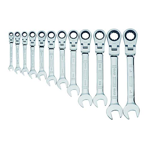 DeWalt DWMT19231 Flexible ratcheting wrench set, SAE, 12-piece