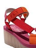 Fly London Damskie sandały Yefa726fly, Devil Red Multicolor Fioletowy, 42 EU