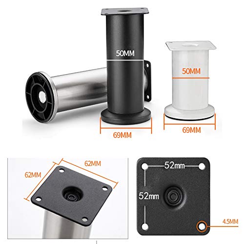 Piedini per Mobili in Acciaio Inox, Piedino