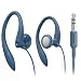 Philips SHS3200BL/37 Flexible Ear Hook Headphones, Blue