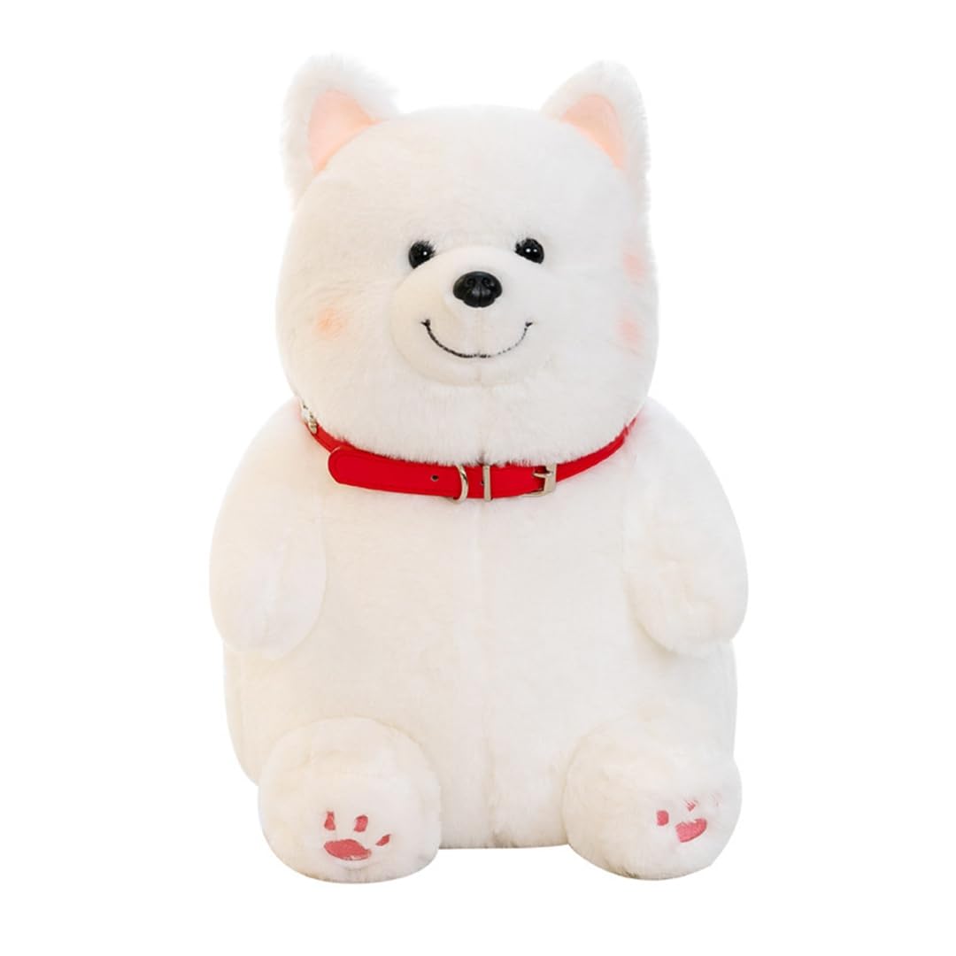 Amazon｜サモエド 縫い包み 犬 リアル ふわふわ かわいい 抱きまくら