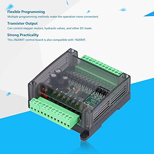 PLC Control Board DC12V Programmable Logic Controller Module 12 Input 8 Output Pluggable 2N20MT Industrial Control Board