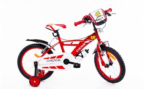 SCH Bici Chicane, Bicicletta Bambino, Rossa, 16"