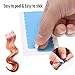 Blulu 360 Pcs Blue Hair Extension Tape Tabs Bulk Double Sided Strong Adhesive Hair Tape in Extension Replacement Wig Strip Waterproof Beauty Tool for Lace Wigs Toupee Hairpiece Supplies