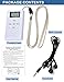 ZHIWHIS Mini Portable FM Radio, Stereo LCD Digital Display Tuning Pocket Walkmen Transistor Conference Receiver with Earphone, Small Pocket Radio Operated by AAA Batteries for Walking/Running