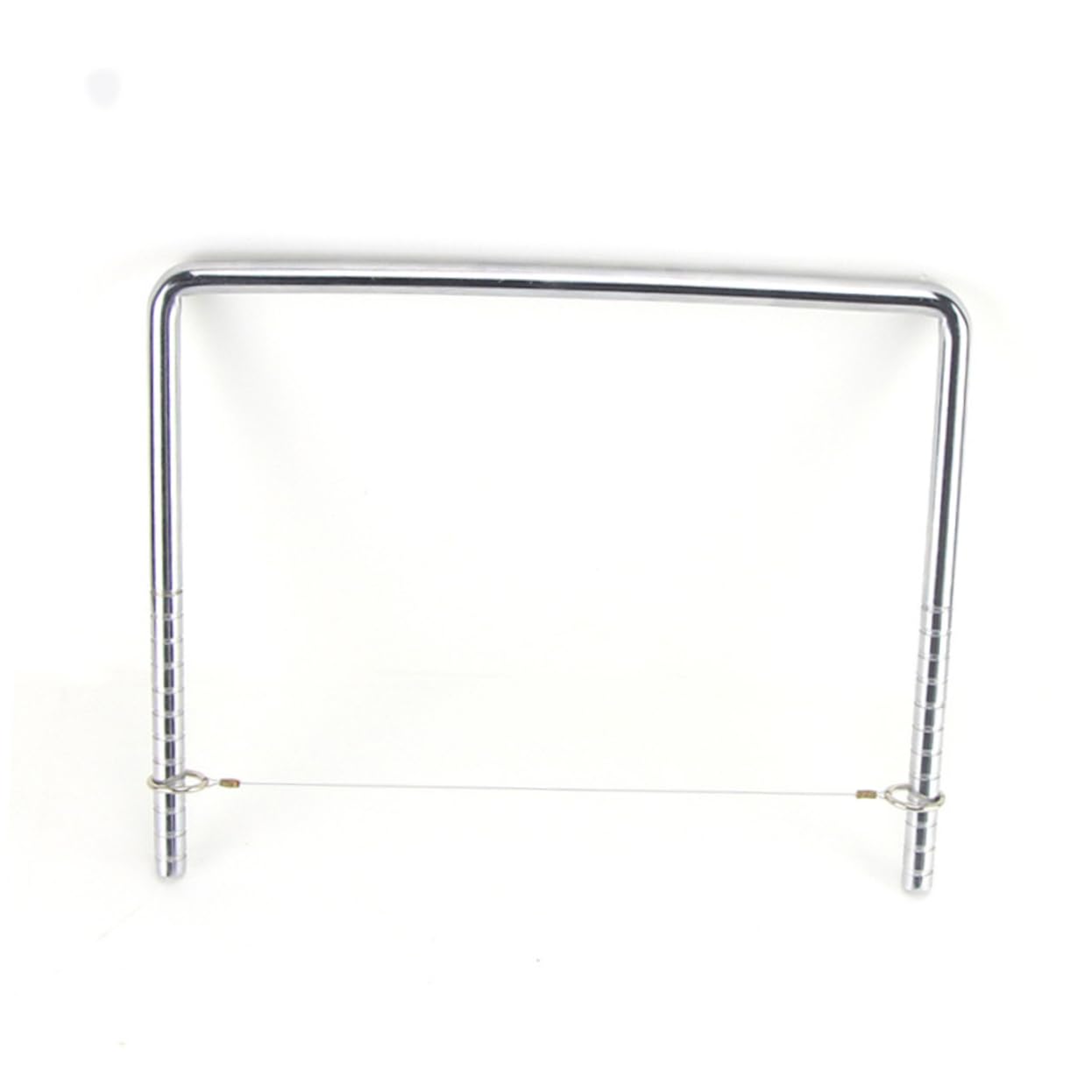 Cortador de Lodo de Acero Curvado, Alambre Ajustable, Plata