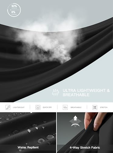 G Gradual Men's Casual Shorts 9" Lightweight Golf Shorts for Men Stretch with 3 Pockets Quick Dry Breathable Work Shorts4