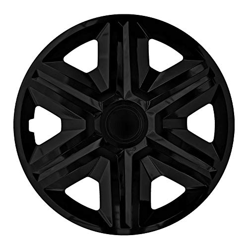 4× Tapacubos NRM – Acción – Negro, 14 Pulgadas