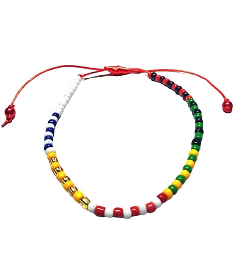 Handmade Santeria Orishas Babalawo Iyawo Adjustable bracelet (Oya)