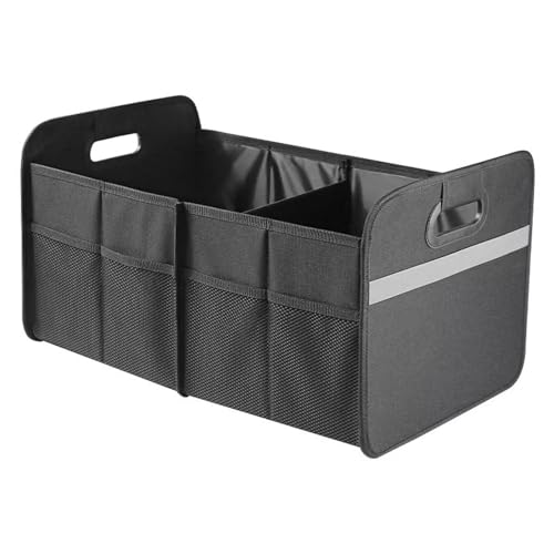 YFFSFDC 車用収納ボックス 折りたたみ式 大容量 トランク整理 マルチポケット 防水設計 600Dオックスフォード素材 黒 カーアクセサリー