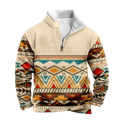 Jersey para hombre elegante manga larga, estampado, informal, moderno, cuello alto, media cremallera, límite I, caqui, L | Ya disponible en tu tienda friki favorita! En mundofriki.es!