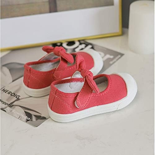 BININBOX Kid Girls Bowknot Canvas Shoes Soft Sole Ballet Dancing Shoes Review | Image 2