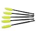 G2PLUS New 50PCS Disposable Silicone Eyelash Mascara Wands Brushes Cosmetic Eyelash Extension Applicators Professional Makeup Tool Set(Pineapple-shape)