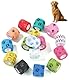 Zaxiva 16 Stück Selbstklebende Bandage,Selbstklebende Bandage für Haustiere Elastische Kohäsive Haftbandage FixierbindeCohesive Pet für Katze,Hund,Pferd Bein Klebeverband,5cm*4,5m Rollen