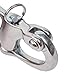 Generic Marine Grade 316 Stainless Steel Fixed Shackle Hand Pull Quick Hanging Shackle snap Hook for Hoisting Rope Suspension (2Pcs, 2-3/4