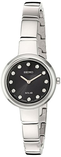 70% Off Everything Seiko Women's Jewelry Bangle Stainless Steel Japanese-Quartz Watch with Stainless-Steel Strap, Silver, 7 (Model: SUP365)