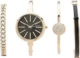 Anne Klein Women's Bangle Watch and Bracelet Set, AK/1470