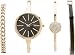 Anne Klein Women's AK/1470GBST Gold-Tone Watch and Bracelet Set