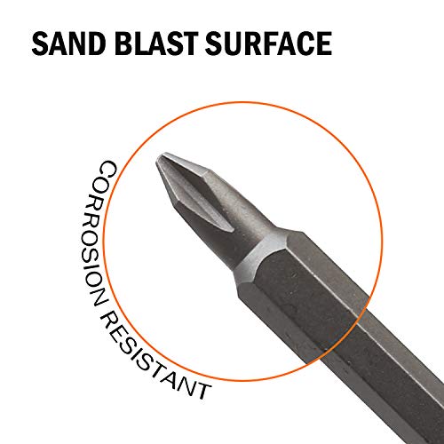 BENOX BX-109008 Philips Screwdriver Power Bit Drive Bits PH2 (25, 2)