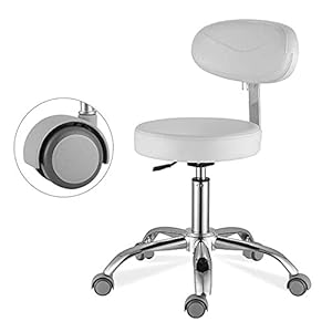 Nismia NISMIA Stołek Barowy Okrągły 360°