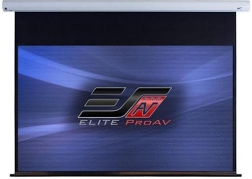 Image of Elite Screens SK120XHW2-E20 Saker Series Electric Projection Screen, MaxWhite Fiberglass (1.1 Gain) Matte White Fiberglass-Backed Material, 120" Diagonal Size in 16:9 Aspect Ratio